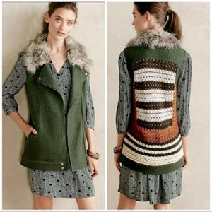 Anthropologie Elevenses Salt Creek Vest